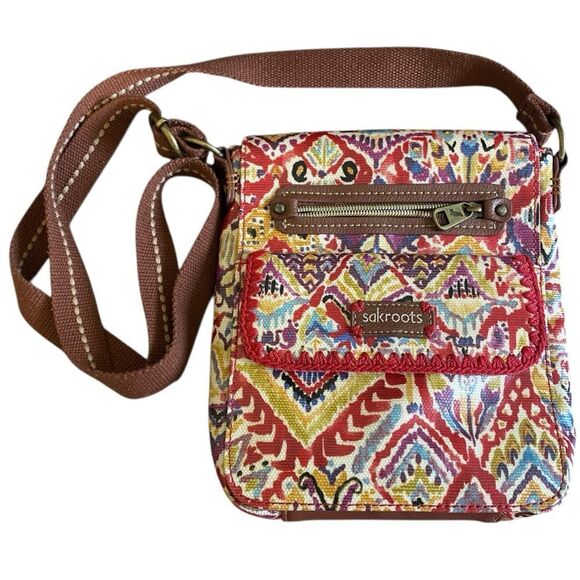 Women's Sakroots Multicolor Crossbody Bag - Picture 1 of 10